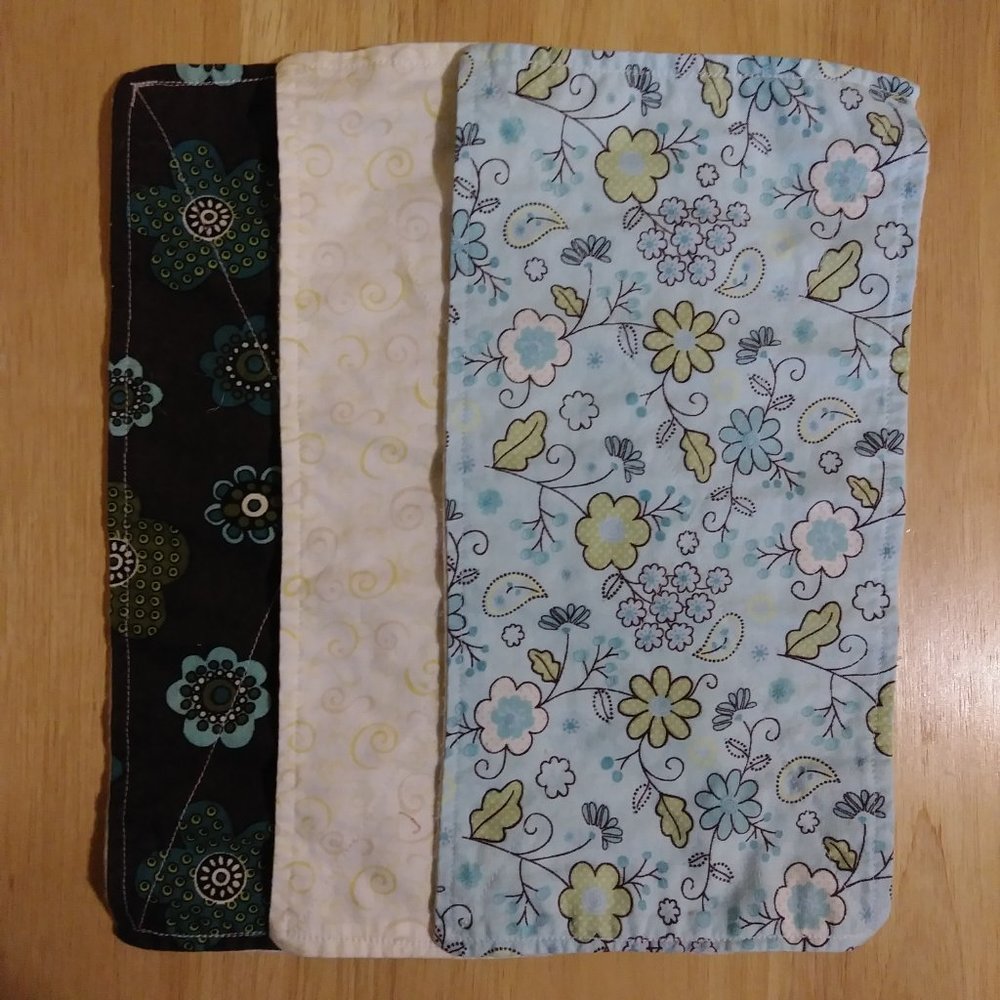 Reusable Paper Towels Handmade Cloth Unpaper Towels Set of 3 - Picture 2 of 2